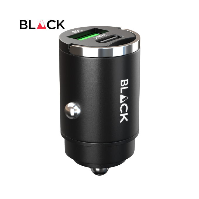 BLACK Power C 2 in 1 Fast Car Charger Metal 100W with USB A and C, 1Yr warranty BLACK Power C 2 in 1 Fast Car Charger Metal 100W with USB A and C, 1Yr warranty